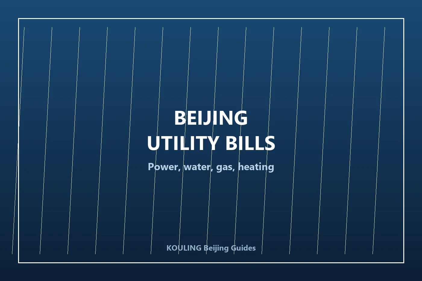 Water, Power and Gas in a Beijing Rental: What the Bills Cost and How to Pay Them